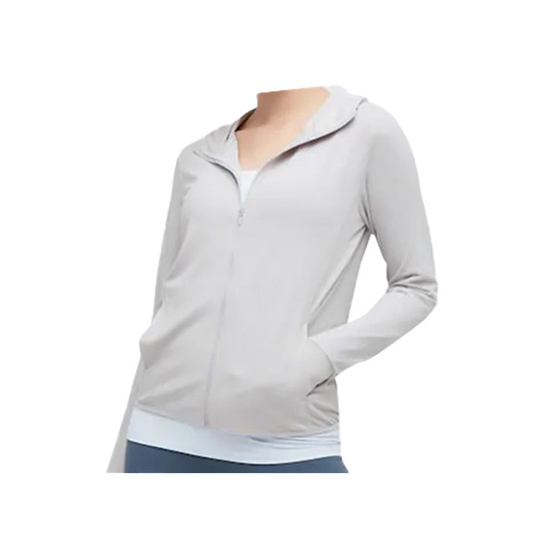 Uniqlo Airism UV Protection Zipped Hoodie(Women) - Grey 