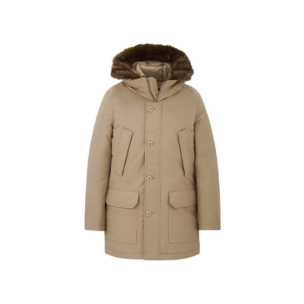 Uniqlo Ultra Warm Down Coat For Men(xxl) - Beige - zala.bt