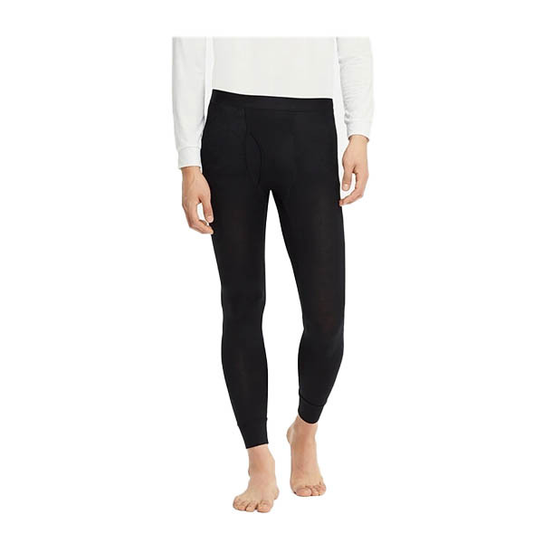 Uniqlo Men's Heat Tech Thermal Tights (09Black- Medium) 