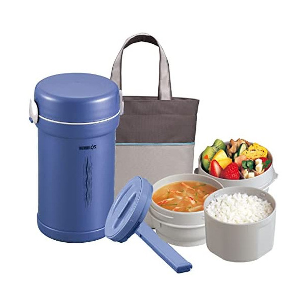 Zojirushi Thermal Stainless Lunch Box BENTO BAKO SL-NC09-ST (Japan Import)