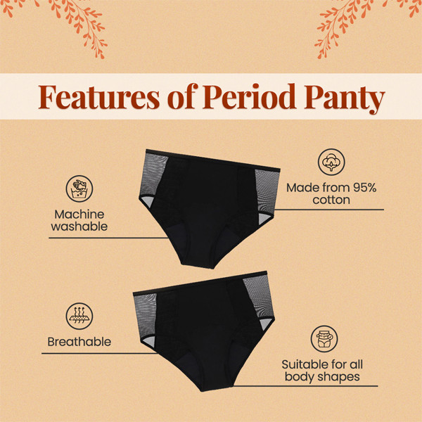 Floren Reusable Period Panty- Extra Small 