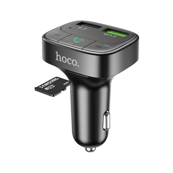 Hoco  Car charger & QC3.0 BT FM Transmitter- E59