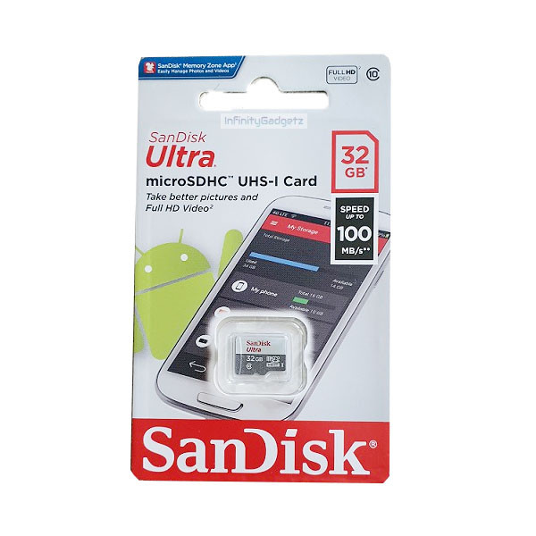 SanDisk Ultra Micro SDXC UHS-I Card- 32GB