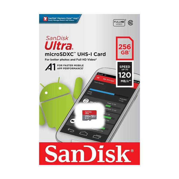 SanDisk Ultra Micro SDXC UHS-I Card- 256GB