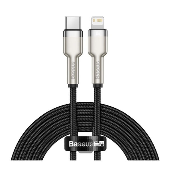 Baseus Cafule Series Metal Data Cable (Type-C to Lightning) iP P20W 1m-Black