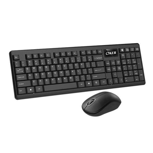 OKER 2.4GHz Classic Wireless Keyboard & Mouse Sets- K2600 Black